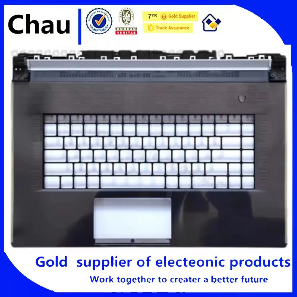 

New For Chau Alienware X17 R1 R2 Laptop Upper Case Palmrest Cover 718M9 0718M9