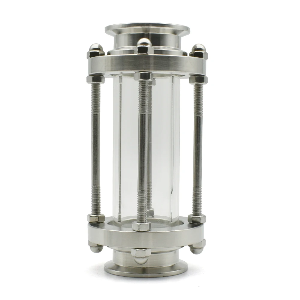 DIOPTER 3/4 "-4" PIPE SANITARY FLOW SIGHT GLAS, GESCHIKT FÜR 19-108MM PIPE DIAMETER SS304 316L EDELSTAHL HOMEMADE – Detail 1