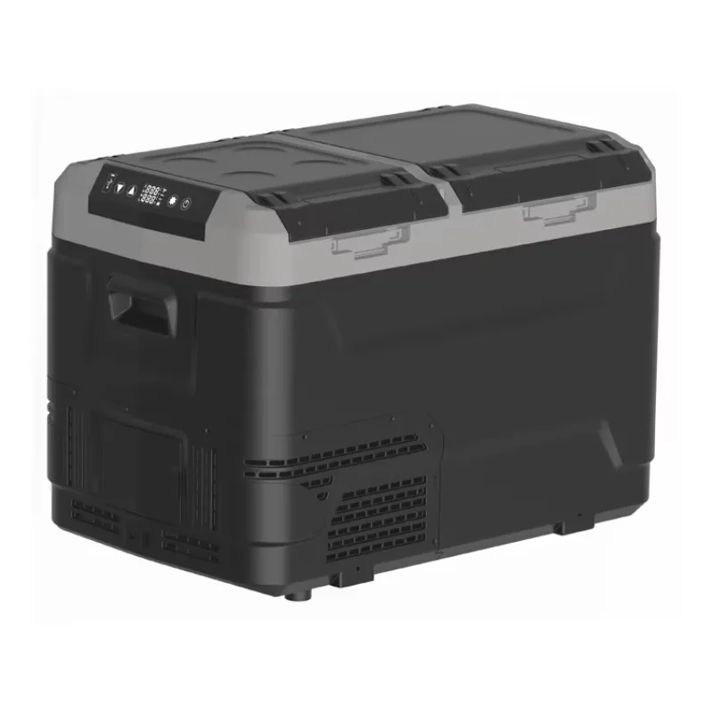 60L Large Capacity Portable Compressor Car Refrigerator 12V/24V Deep Freezer for Travel Camping Yacht Use