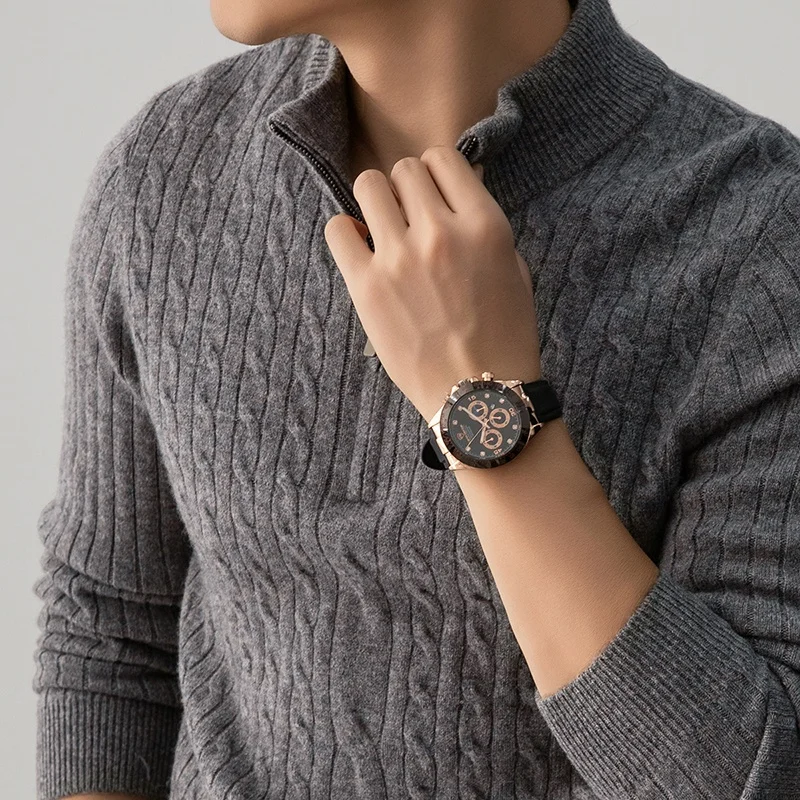 100% Pure Wool Zipper Sweater for Men 2025 Autumn Winter Fashion Twisted Long Sleeve Knitwear Male Sheep Wool Warm Clothes