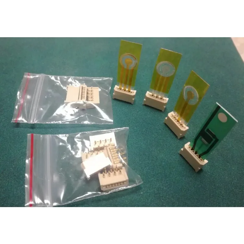 Conector de eletrodo serigrafado, conector eletroquímico de três eletrodos, conector de eletrodo, pode ser personalizado