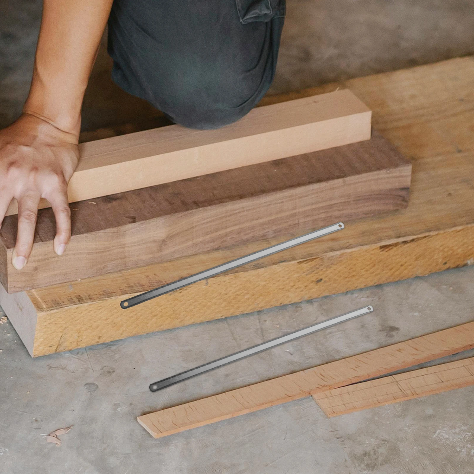 25 قطعة من شفرات شفرات منشار الأسنان على الوجهين أجزاء الأسنان المحمولة للمرن #2