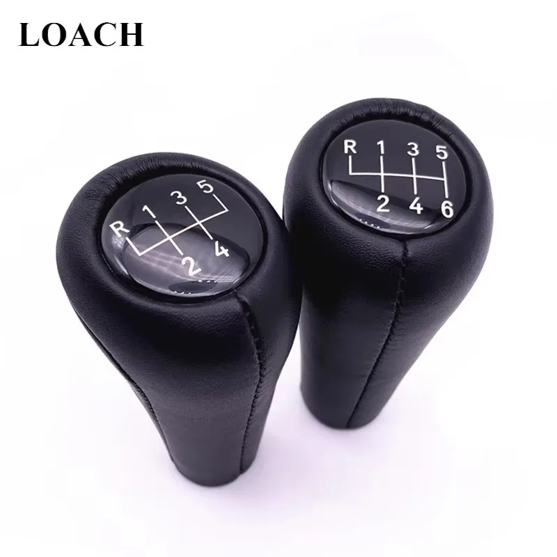 Leather 56 Speed Gear Shift Knob for BMW E28 E30 E32 E34 E36 E38 E39 E46 X1 X3 X5 Z1 Z3 Z4 POMO Shifter Stick Lever Headball Pen