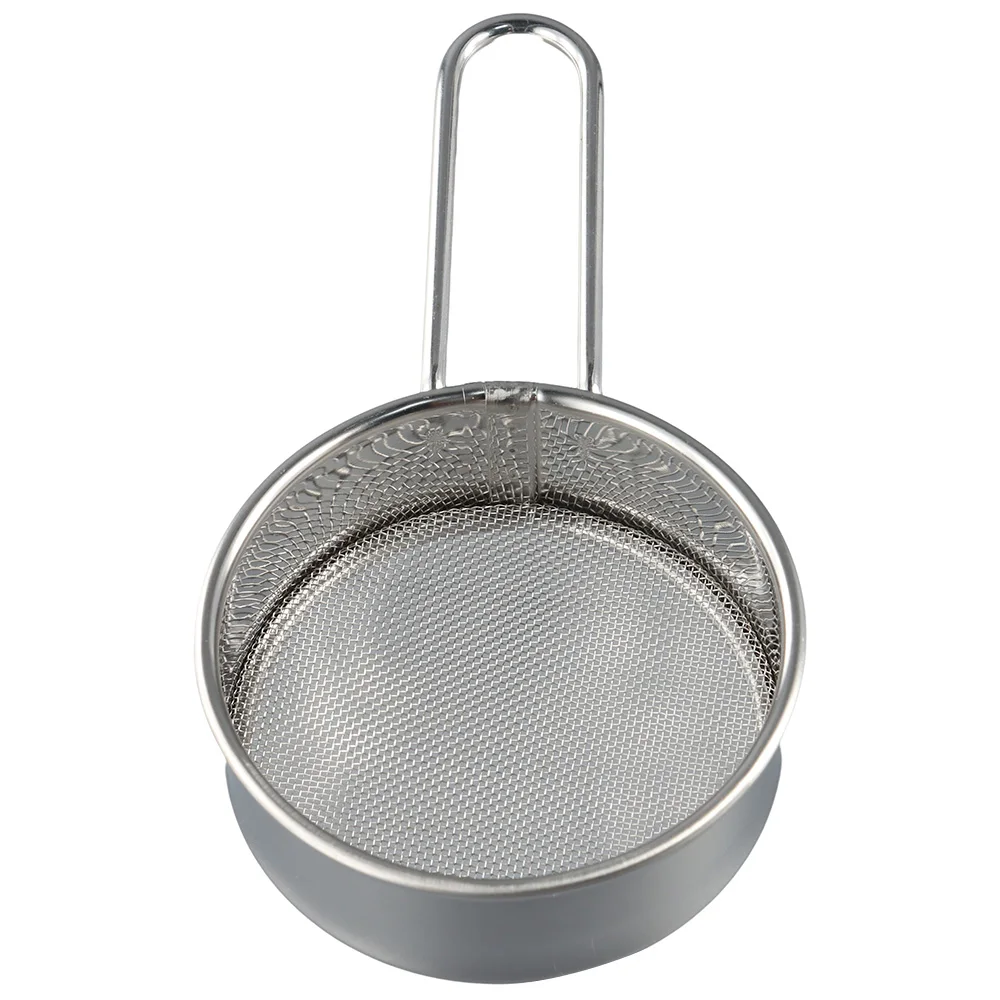 New Flour Strainer with Handle Stainless Stee Flour Sifter Fine Mesh Strain Sifter for Powder Sugar Coffee Kitchen Baking Tool