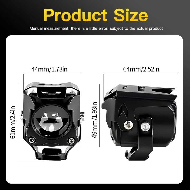 1 Juego para Ducati Multistrada V4 S Sport 1A 2020 2021 40W foco Led auxiliar para motocicleta faro DRL/luz de circulación diurna