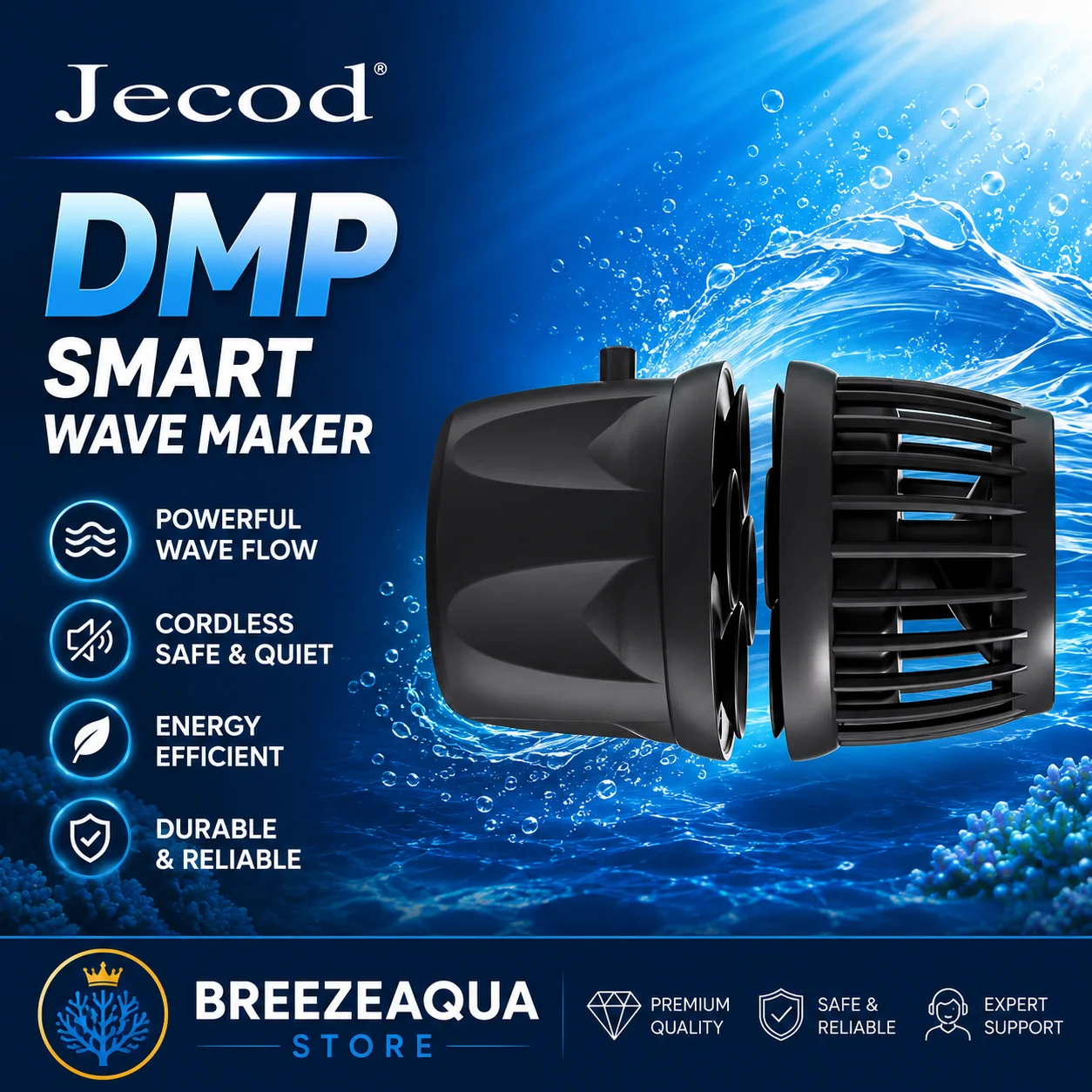 Jecod Jebao dmp-10/20/30/40 Aquarium Wavemaker Pump Freshwater