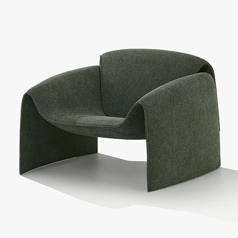 

Italian minimalist single sofa chair light luxury model room living room single designer leisure chair negotiation