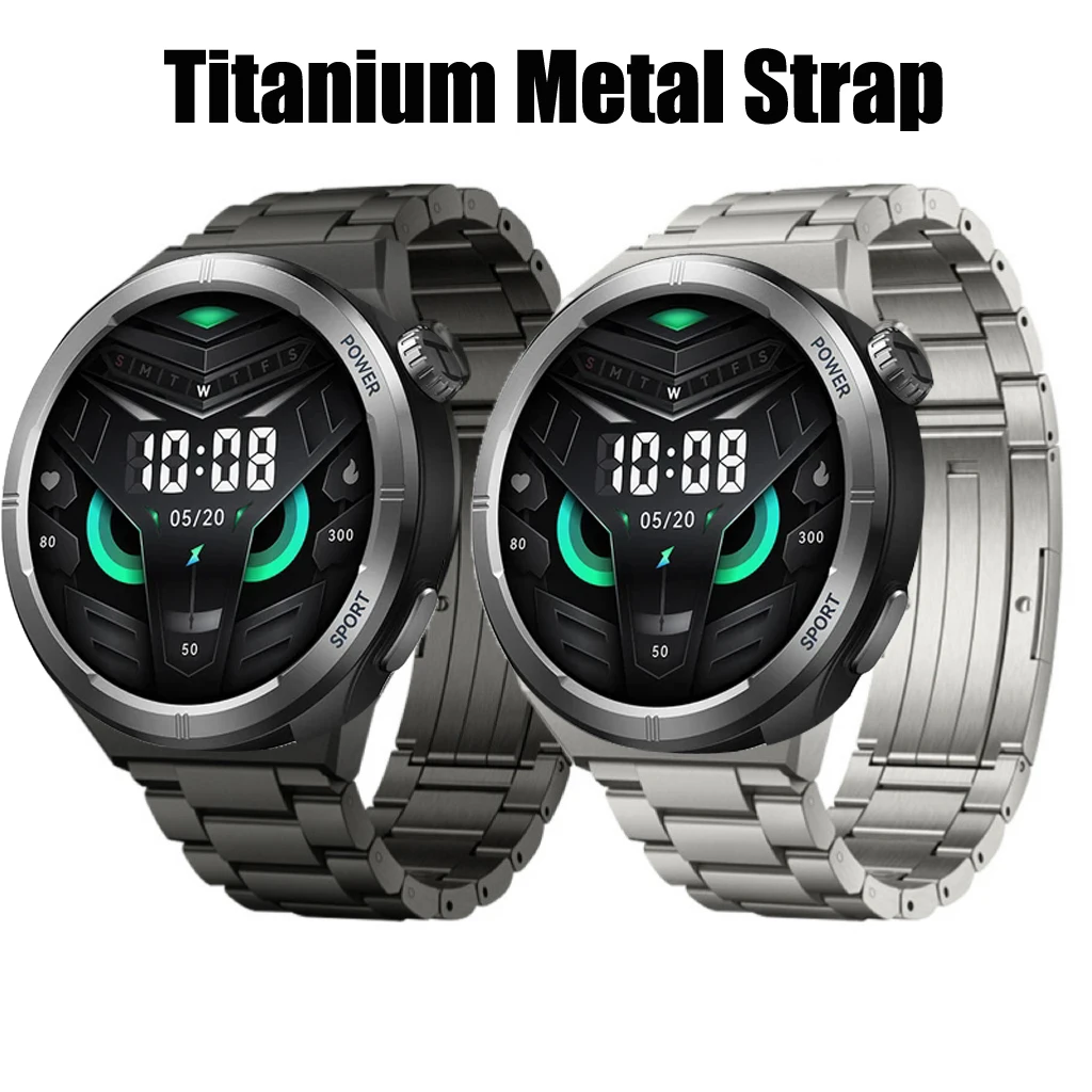 Titanium Metal Strap for HAYLOU Solar Neo Luxury Business Bracelet Wristband Ultimate Link Bracelet for HAYLOU Solar Titan Band