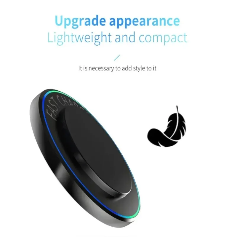 100W Wireless Charger LED Light Mini Desktop Stand Pad For iPhone 17~12 Pro Max Samsung S25 S24 Xiaomi 17 Fast Charging Station