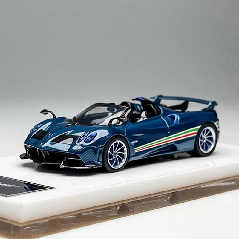 Modelo HH escala 1:64 Huayra Tricolore, coche en miniatura de aleación, juguetes para niños, colección de regalos, decoración de recuerdo para adultos, exhibición estática