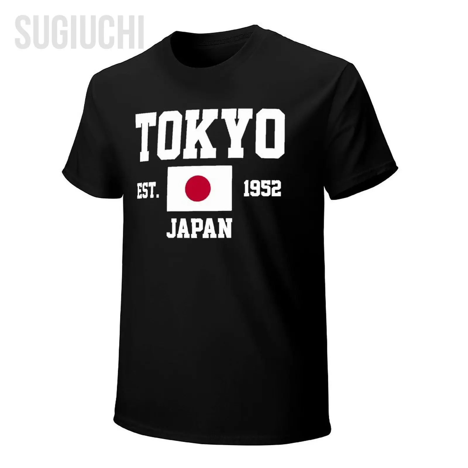 Flag of Japan EST.1952 Tokyo Men Tshirt Tees T-Shirt O-neck T Shirts Women Boys Clothing 100% Cotton