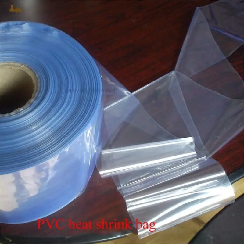 0.5-1.5kg PVC Heat Shrinkable Continue Pipe Clear Film DIY HOT Shrink Wrap Packaging Tube Plastic Pack Box Bottle Jar GIFTS JOY