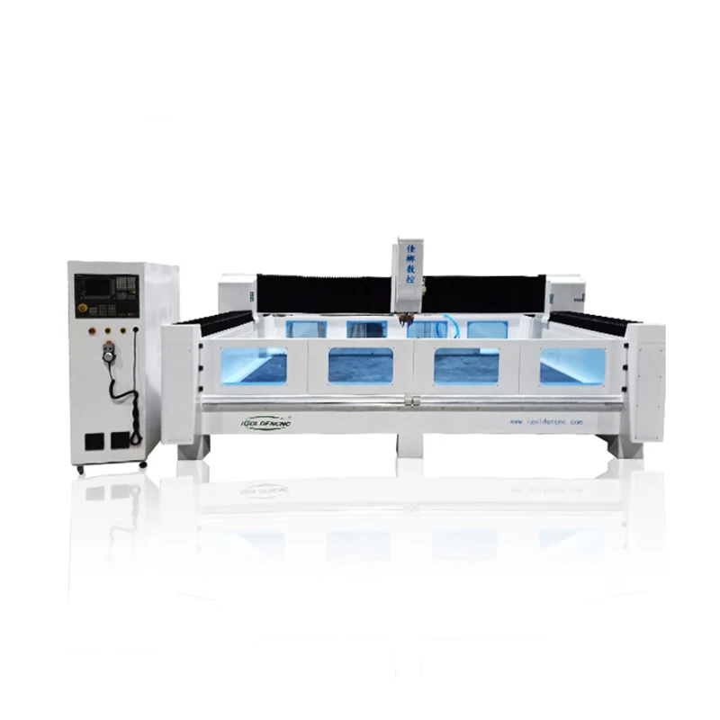 Cnc Router do kamienia Atc Marmur Granit Cięcie Hine Polerowanie krawędzi Kwarcowy blat kuchenny Otwory zlewu