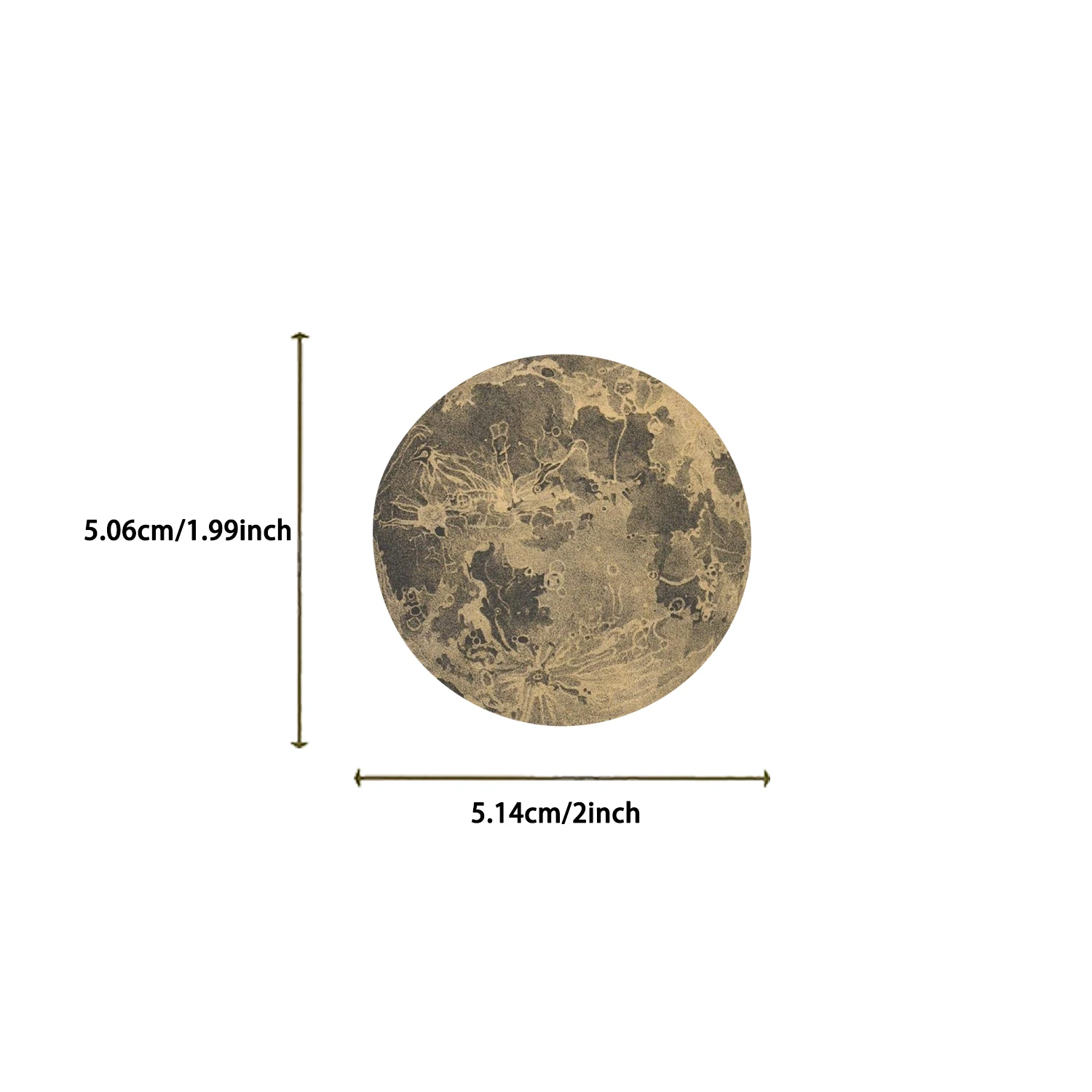 50pcs Retro Universe Planet Vinyl Stickers Vintage Celestial Designs for Water Bottles Cars Cups Computers Guitars Skateboards