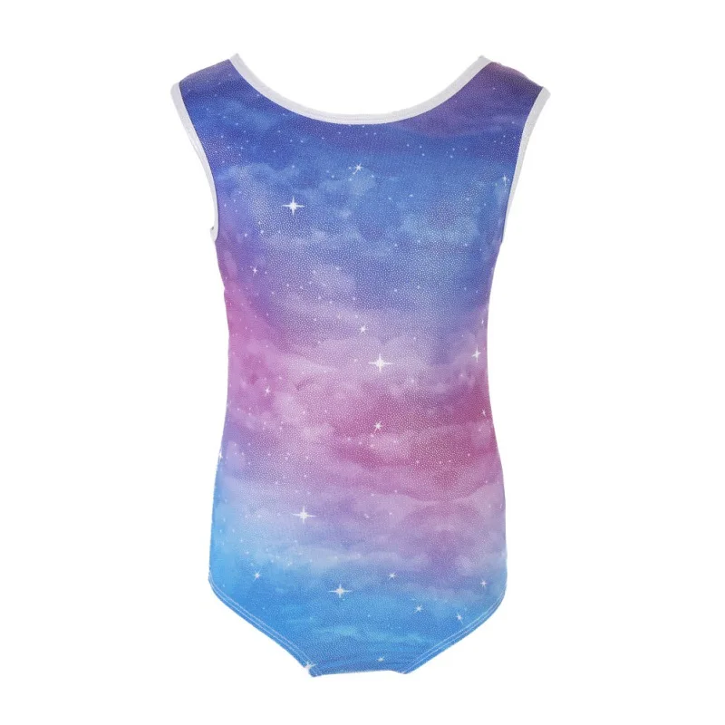 

Child Girls Sleeveless Ballet Bodysuit Kids Gymnastics Leotard Training Dancewear Unitard Competition Dancing Clothes