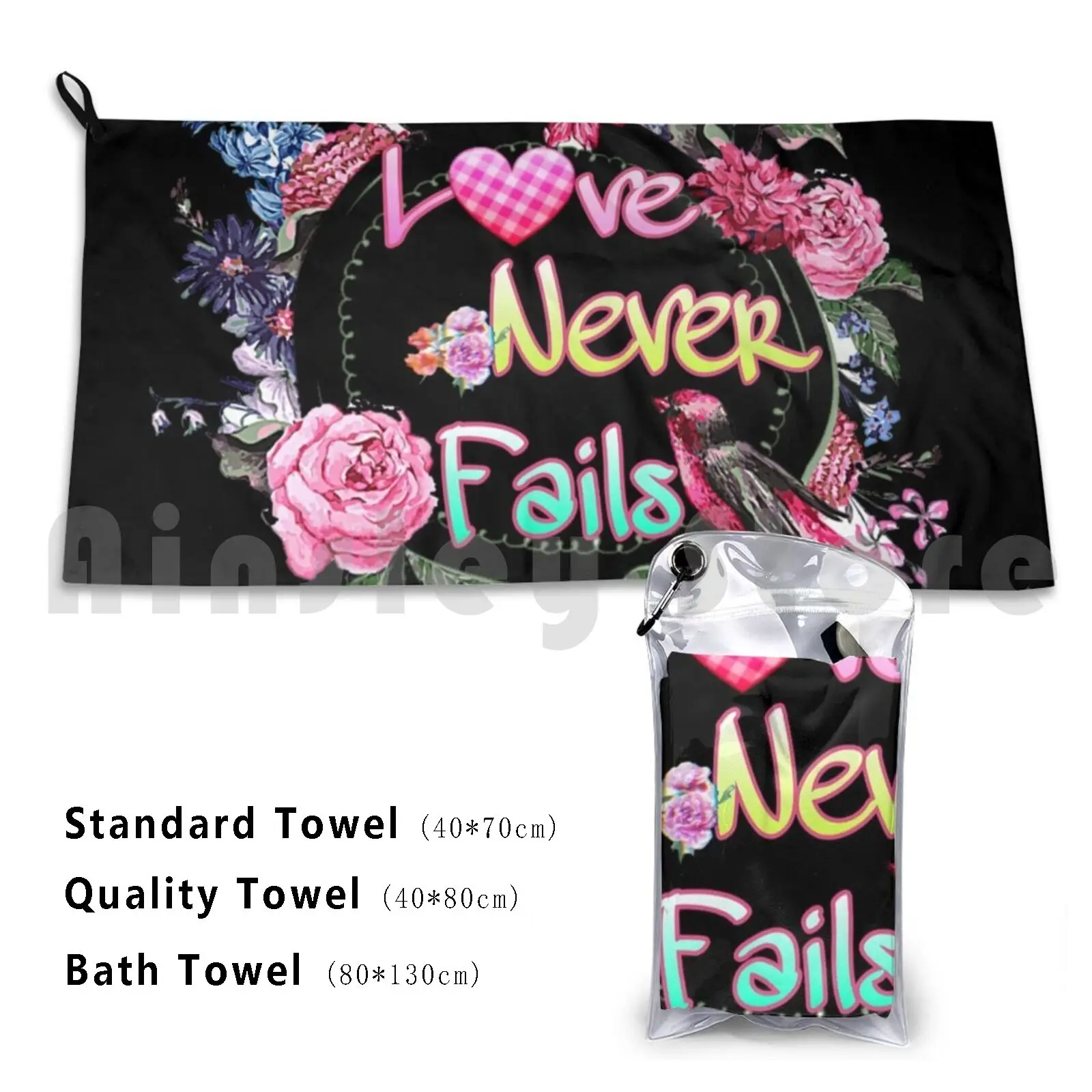 Love Never Fails Jw Custom Towel Bath Towel Love Never Fails Jw Bible Jw Org Bible Verse New World