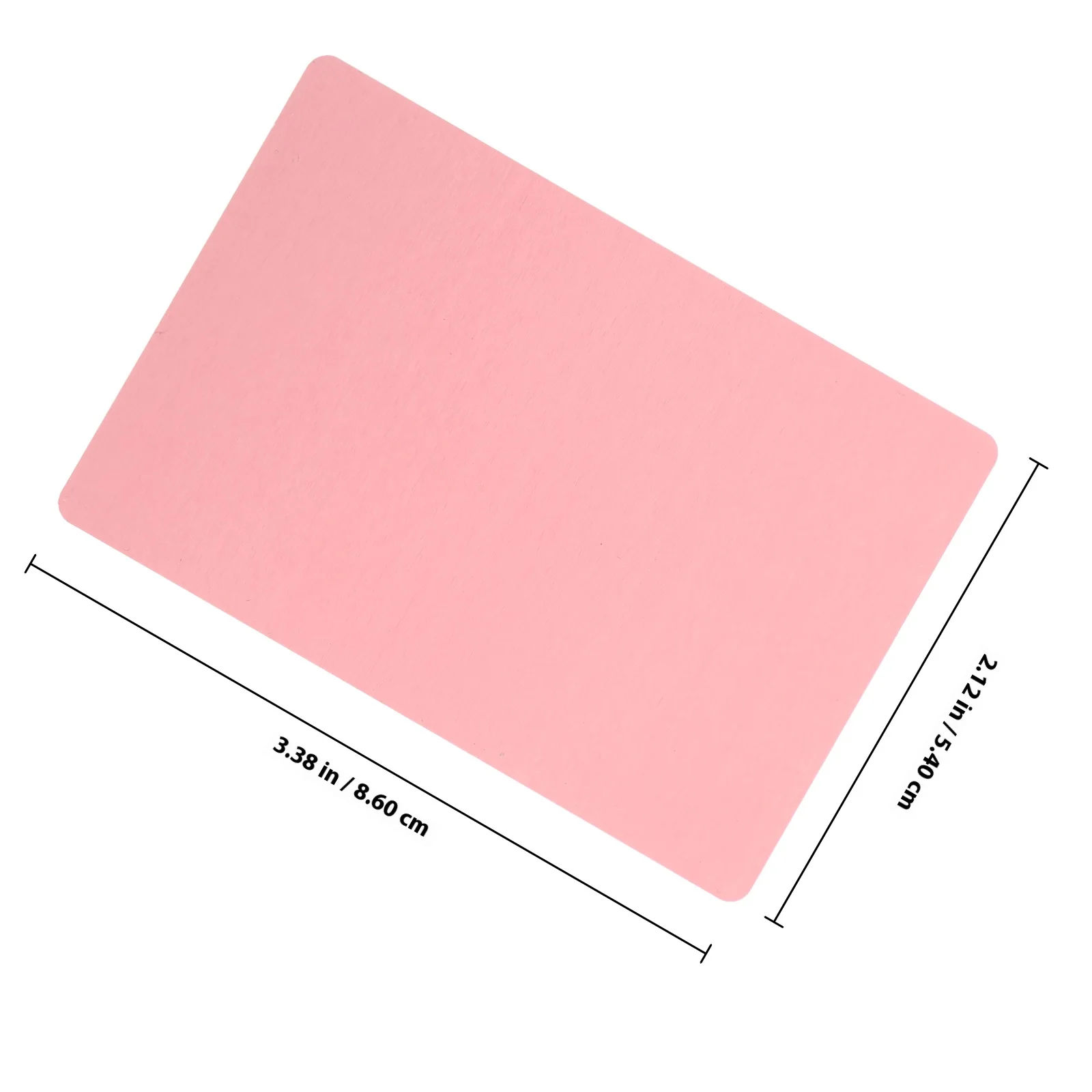 50개 블랭크 메탈 명함 알루미늄 매끄러운 DIY 각인 명함 네임플레이트 공예 태그 메탈 카드