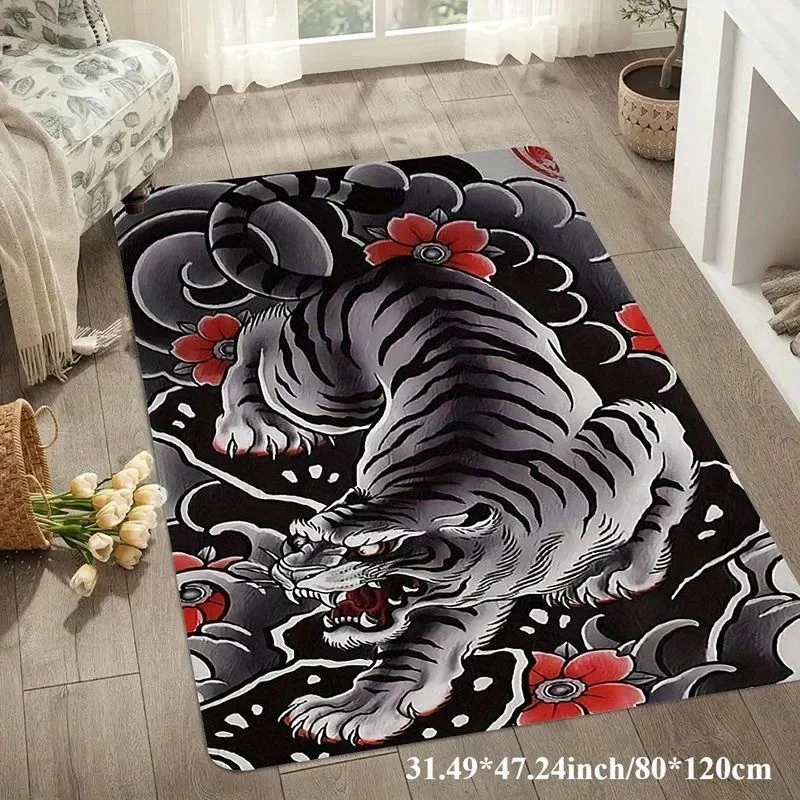 VIKAMA Minimal Solid Color Area Rug Soft Flannel Non Slip Washable Floor Carpet for Living Room Bedroom Dorm Home Office Decor