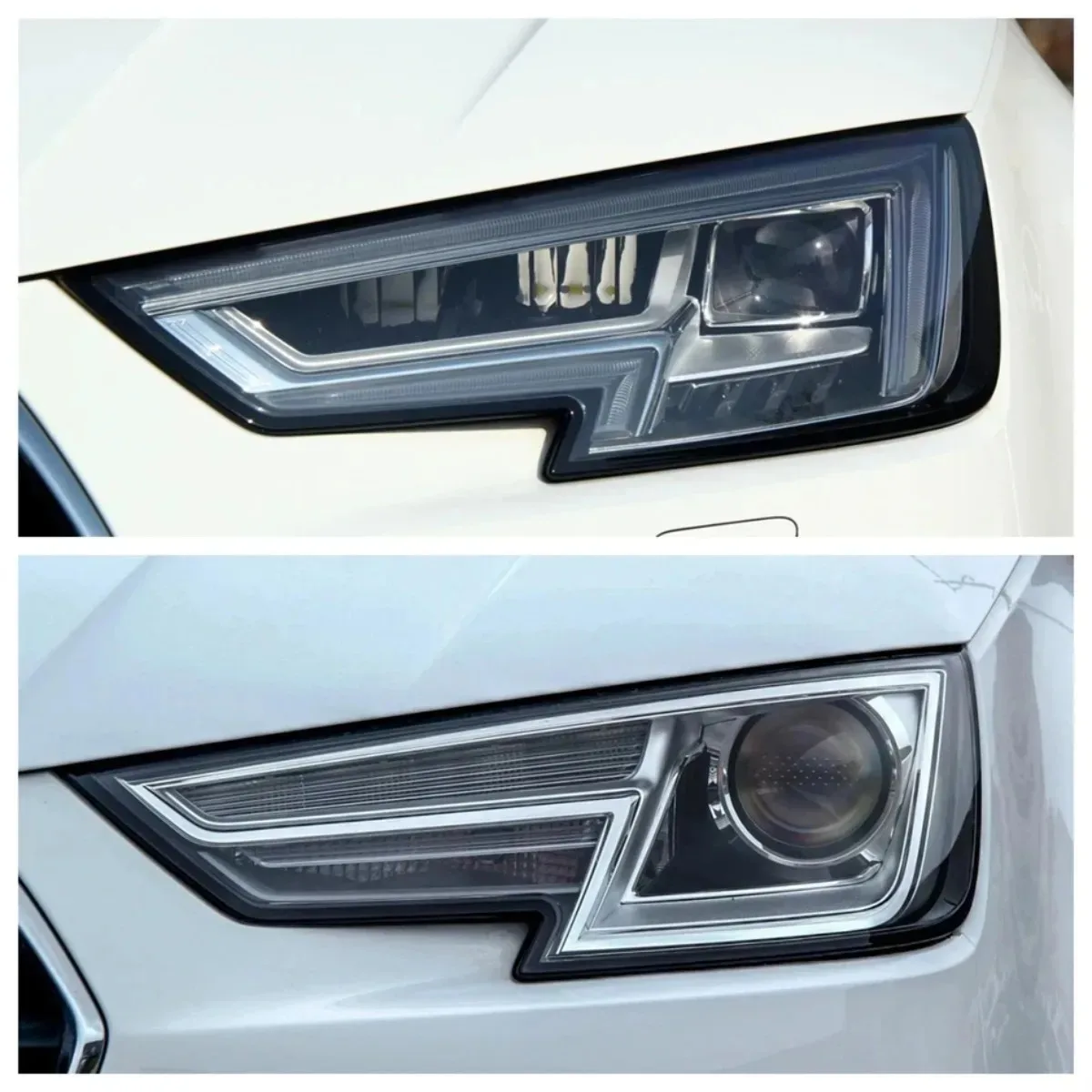 Left/Right Car Headlight Shell Transparent Lampshade Clear Cover Front Headlamp Lens Cover 8W0941043 For Audi A4 A4L 2016 -2019