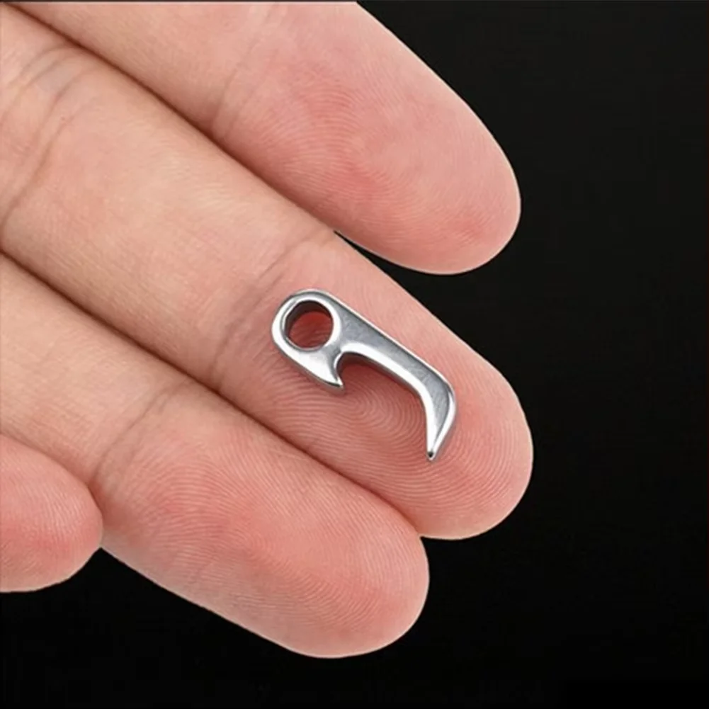 

Small Durable Multifunction Tool Stainless Steel Bottle Opener Home Keychain Easy Operate Outdoor Camping Mini Beer Opener