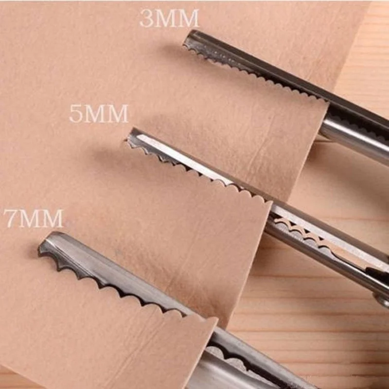 DIY Noodzakelijk Naaigereedschap Kleermaker Schaar 3/5/7mm Golf Kant Naaister Schaar Rvs hand Schaar