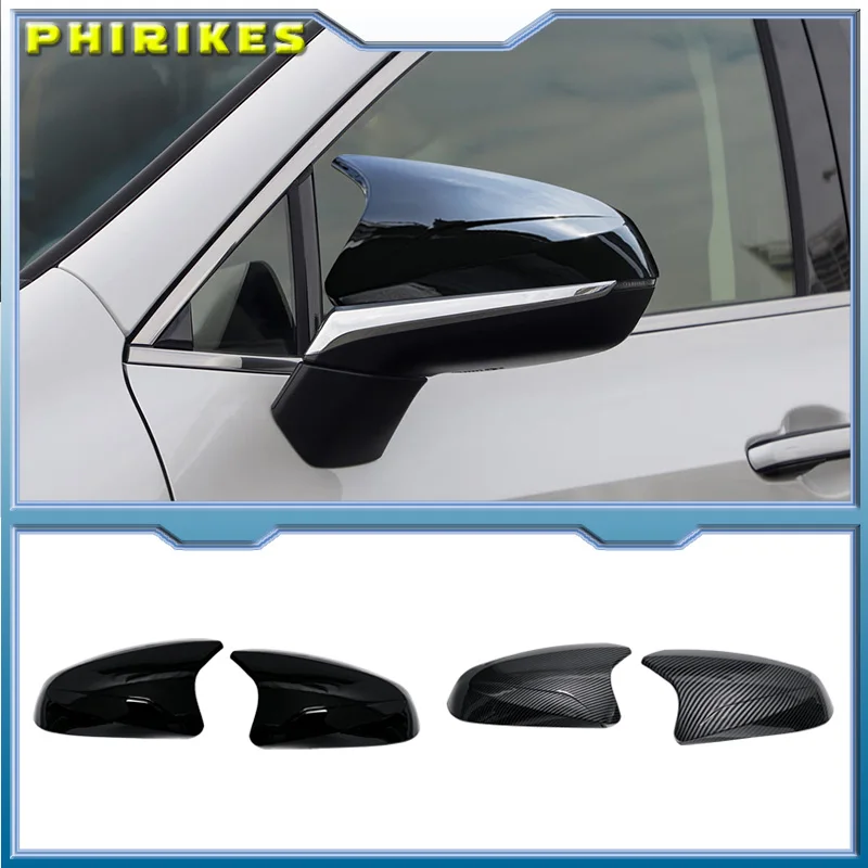 

For Lexus NX RX NX200 RX300 450h 2016-2024 Car Sticker Rearview Side Mirror Cover Wing Cap Exterior Door Rear View Case Trim