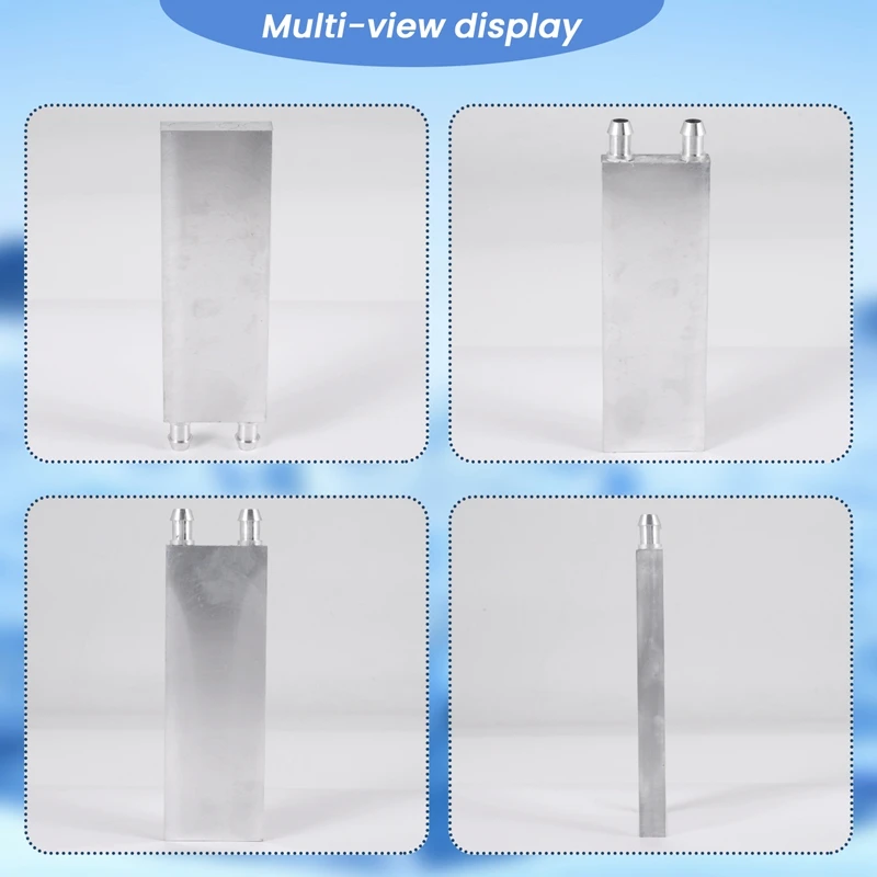 알루미늄 합금 CPU 라디에이터, 40x120mm 수냉 블록, 액체 수냉기, PC 노트북용 방열판