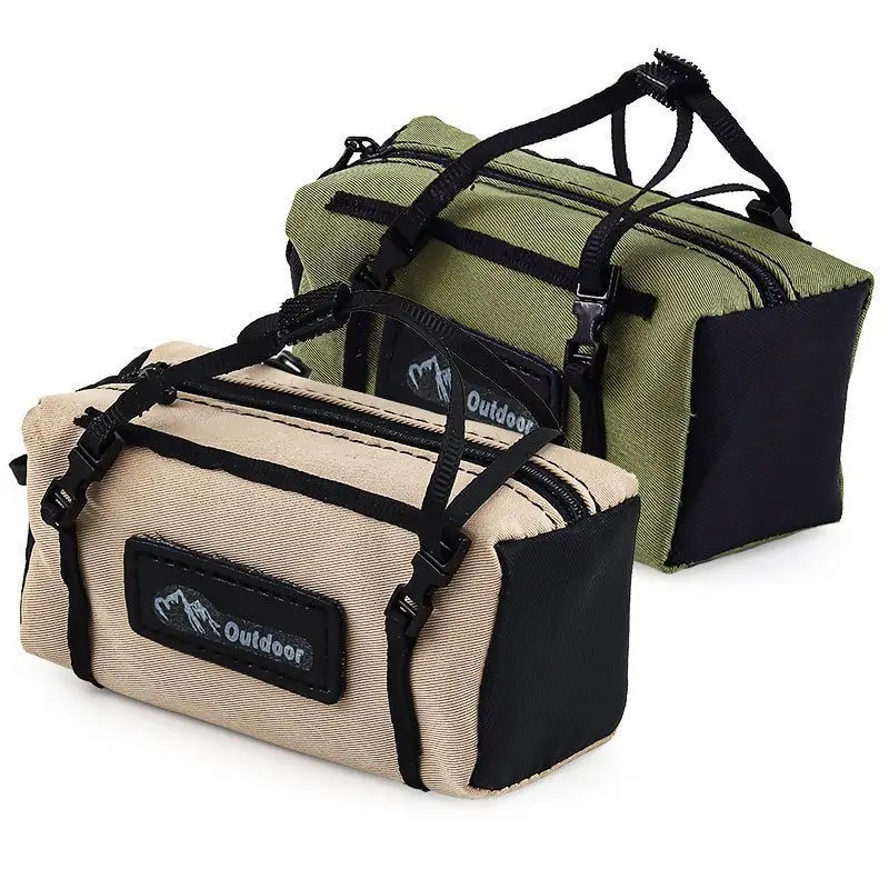 1/10 RCクローラーカーTRX4ディフェンダーブロンコAXIAL SCX10 RC4WD D90レイスジープTF2用シミュレートされた車の屋根寝袋/ダッフルバッグ