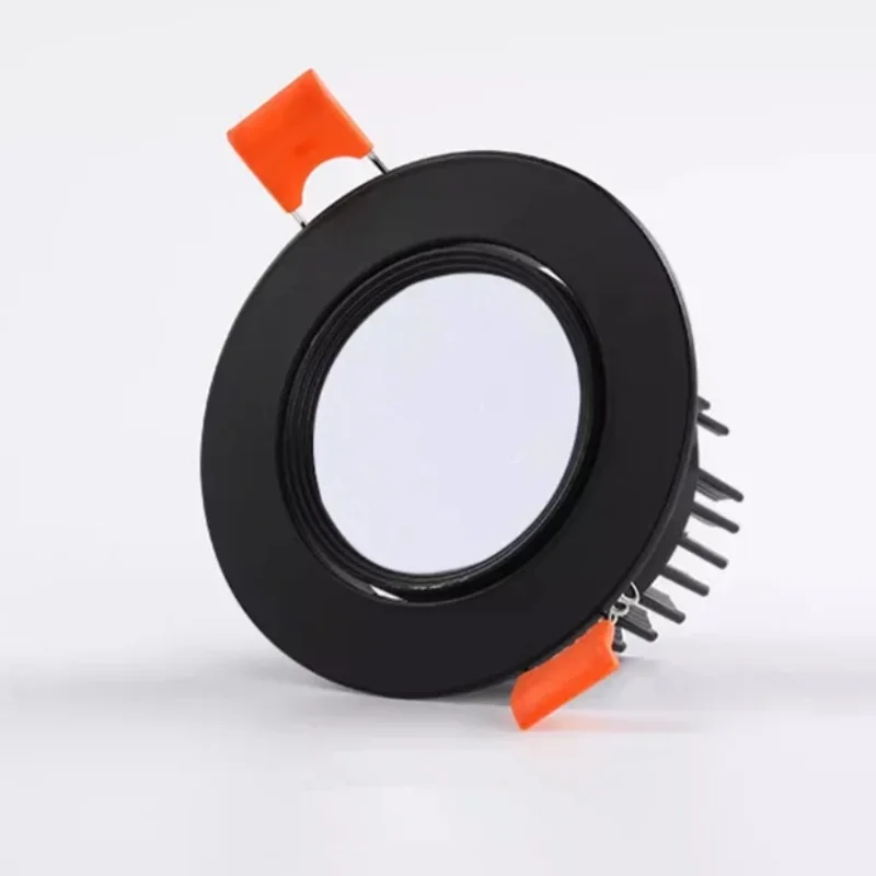 Hoogwaardige ingebedde LED-downlight in hoek verstelbaar 5W7W9W12W15W20W COB Anti-glare dimbare plafondlampspots
