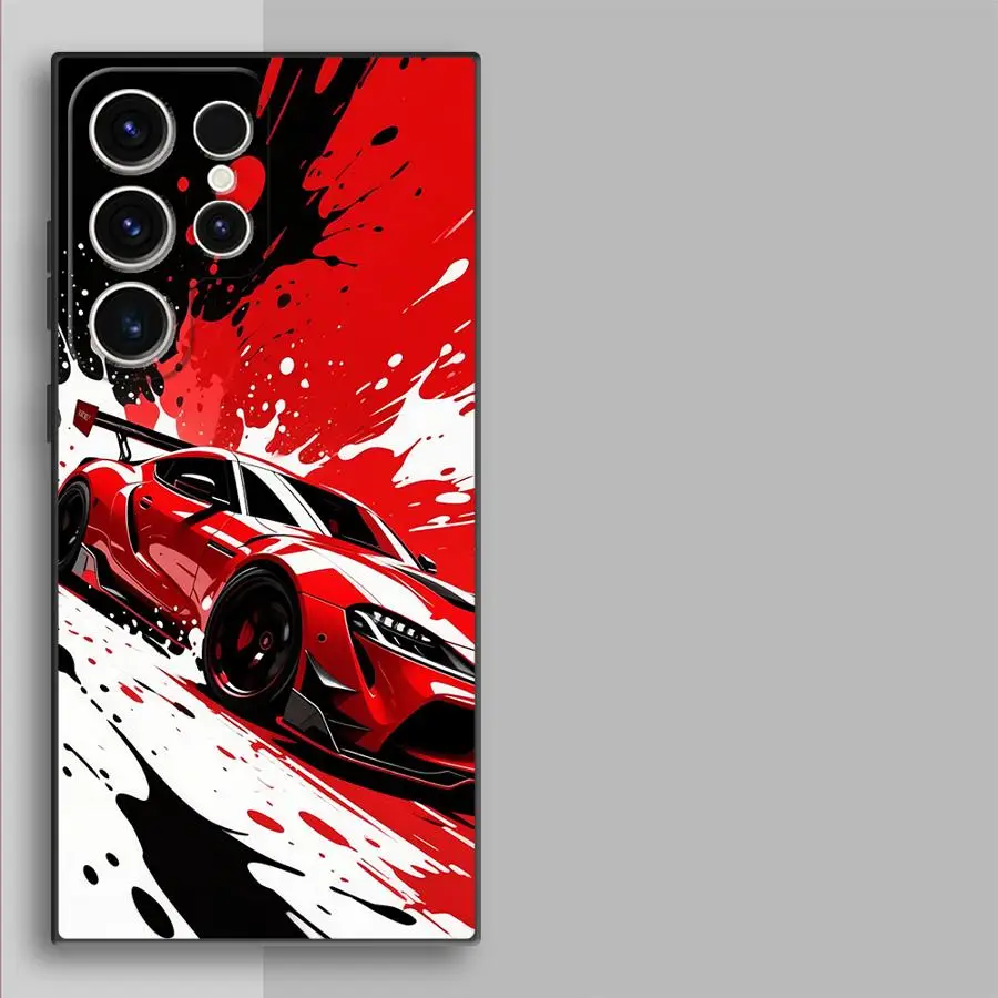 JDM Sport COOL Car Case for Samsung Galaxy S26 S21 FE S10 S9 S23 S24 Plus S20 S25 Ultra Note 20 Ultra 8 9 10 Funda Phone Cover view 2