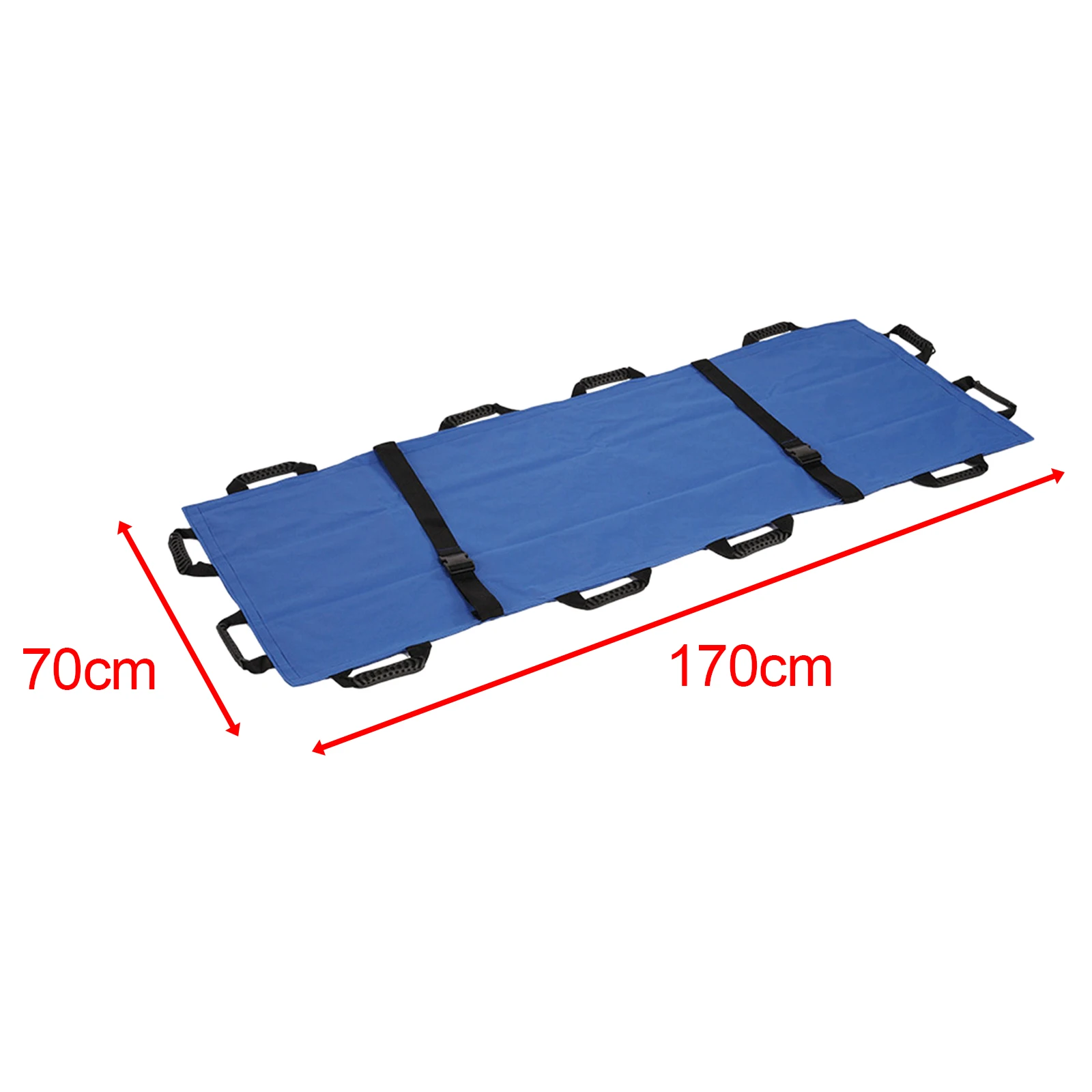 Folding Soft Stretcher with 12 Handles Nylon Patient Aid Portable Stretcher for Home Sports Venues Family Aid Emergency Hospital