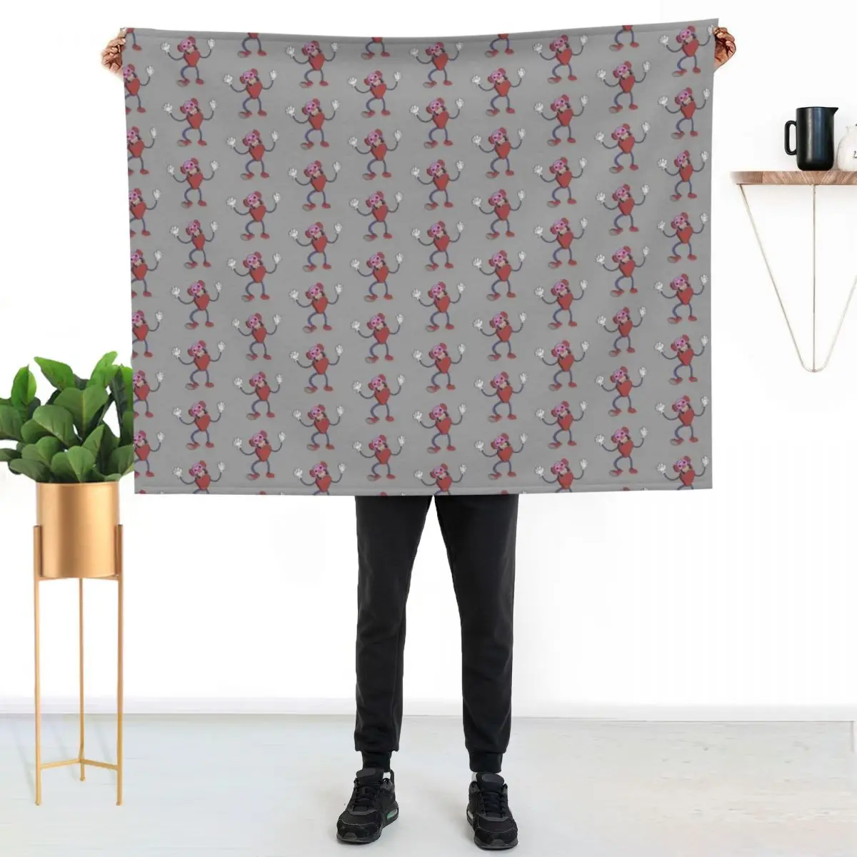 Grunkfuss the Clown - One Night at Flumpty's Throw Blanket couch cozy soft plush fuzzy picnic outdoor blanket