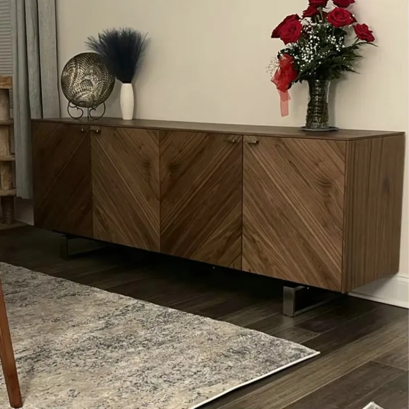 

Restaurant Buffet Cabinets Metal Legs Storage Sideboard with Home and Kitchen Drawers