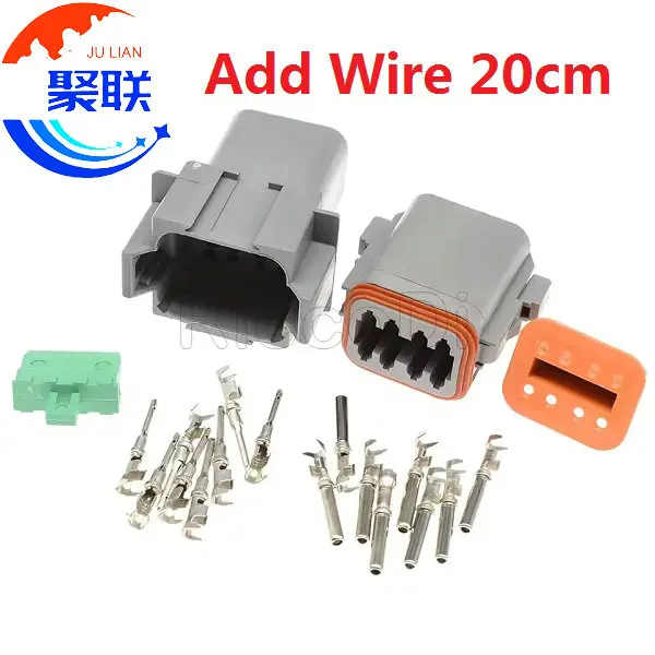 1Set 8Pin DT06-8S D…