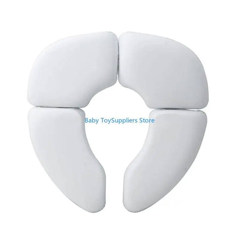 نونية أطفال قابلة للطي للسفر من R1WF لمقعد الأطفال الصغار، بساط تدريب محمول غير قابل للانزلاق