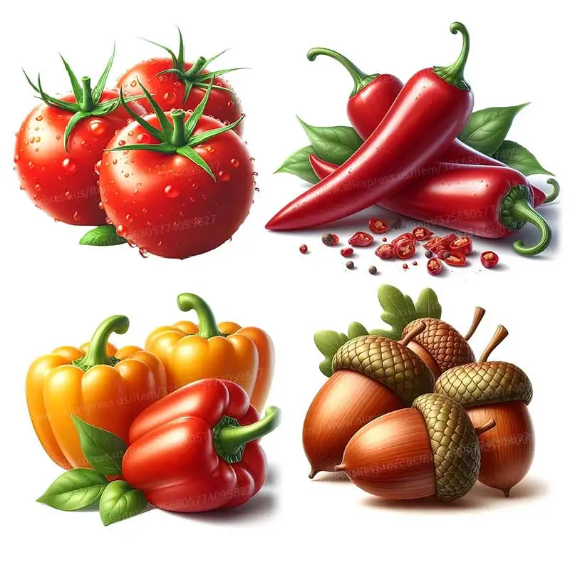 Fresh Vegetables Wall Stickers Kitchen Decoration Dining Room Living Room Cabinet Refrigerator Home Decoration Decals S675