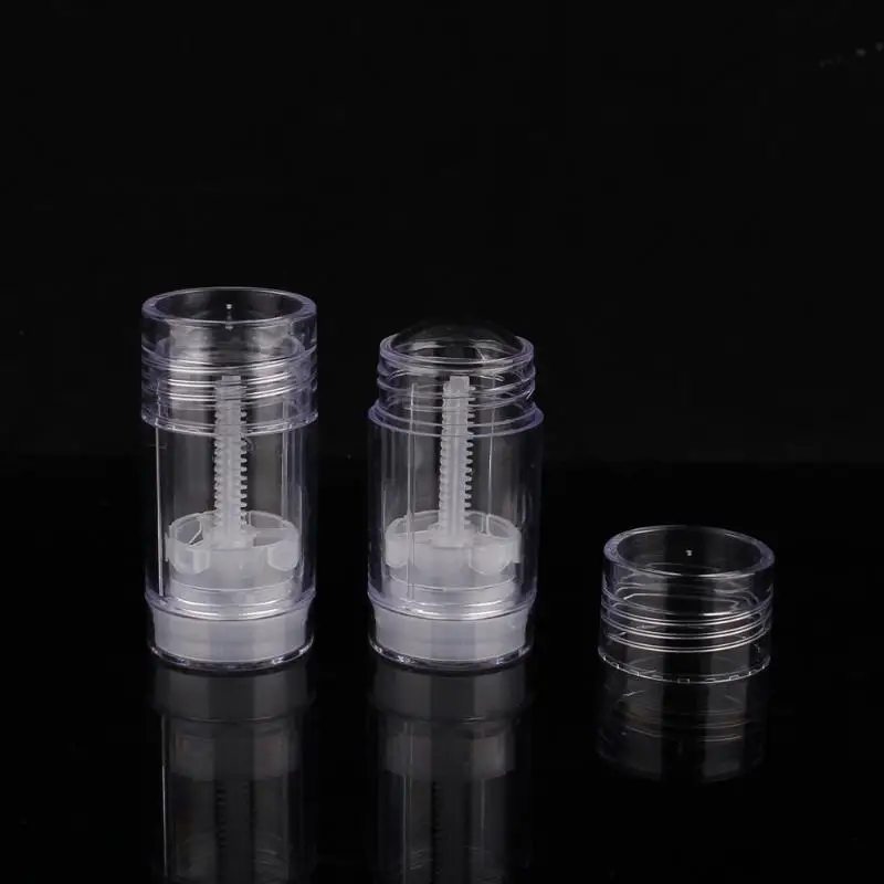 

1 шт. пластиковый пустой контейнер для бальзама, многоразовая выкручивающаяся туба 40/75 г для косметики, для самостоятельного изготовления натурального кристаллического дезодоранта-стика