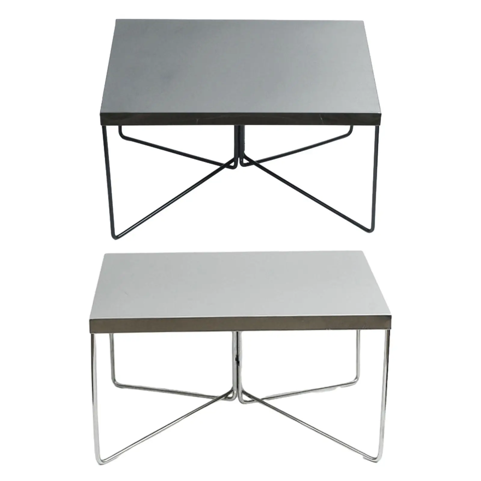 Outdoor Folding Table Stainless Steel Foldable Table for Backyard Yard Patio