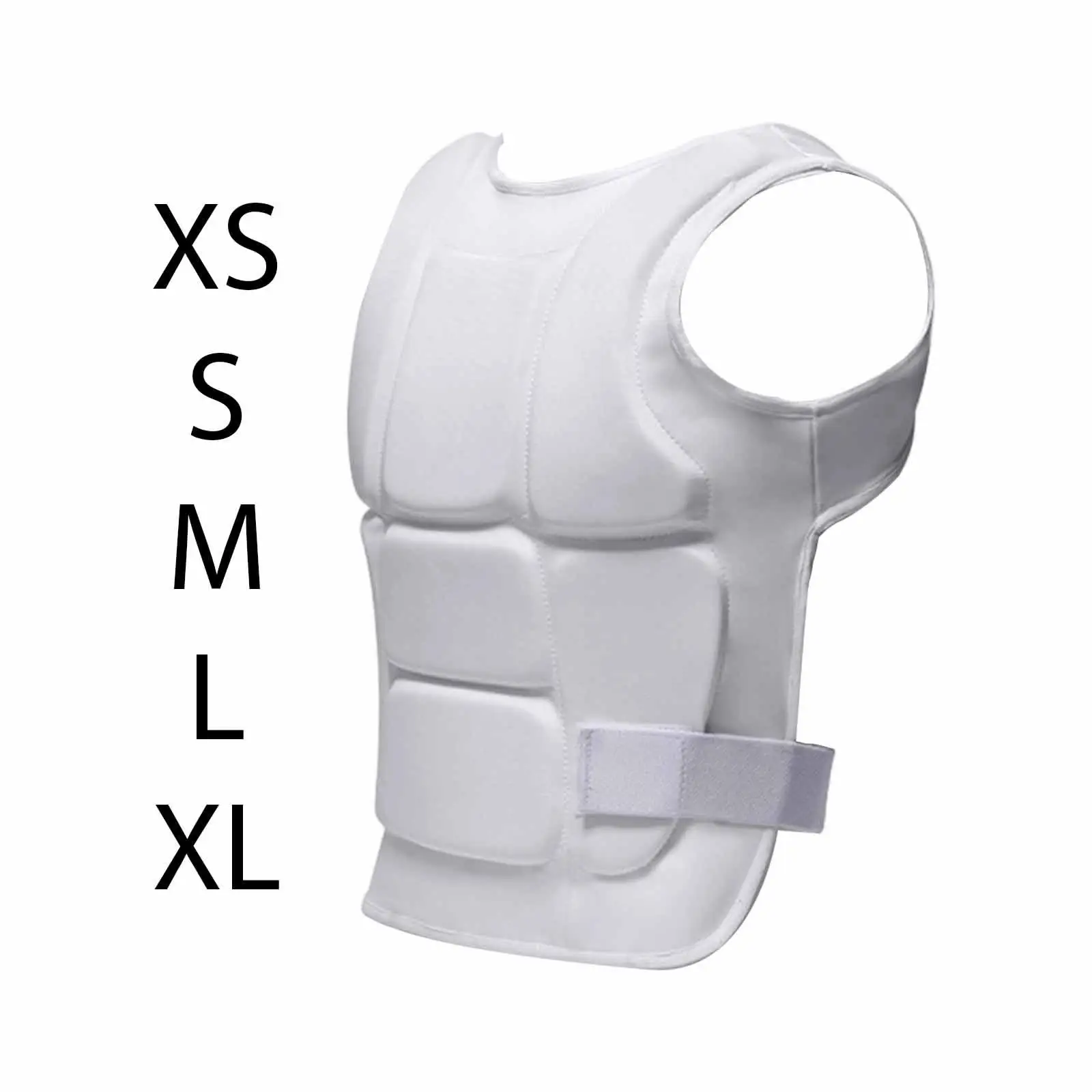 Protective Chest Shield Build Karate Flexible Training Vest for Muay Thai Kickboxing Belly Safety Sparring Gear