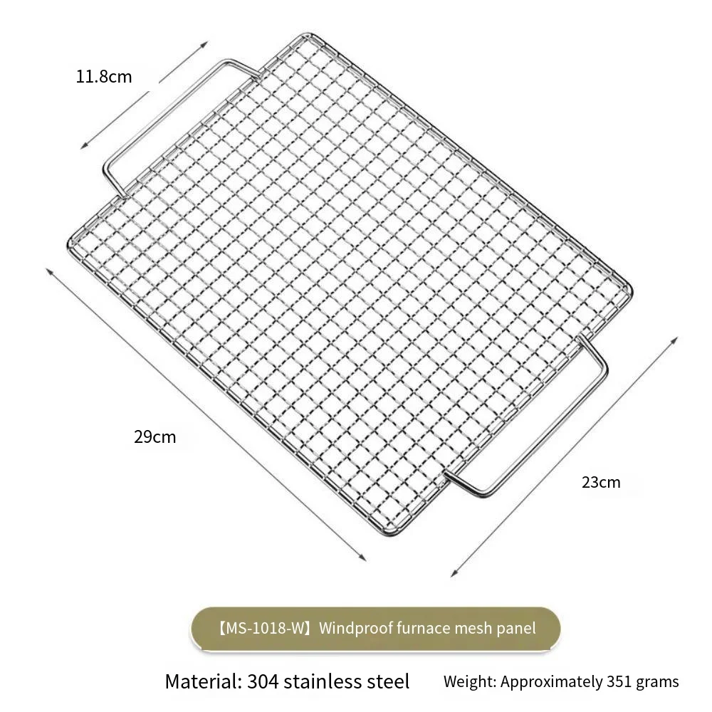MS-1018-W SJ-16 Einzelner IGT-Tischgrill mit doppellagiger Wärmeisolierung, Holzofen, Campingtisch-Erweiterung, Grill