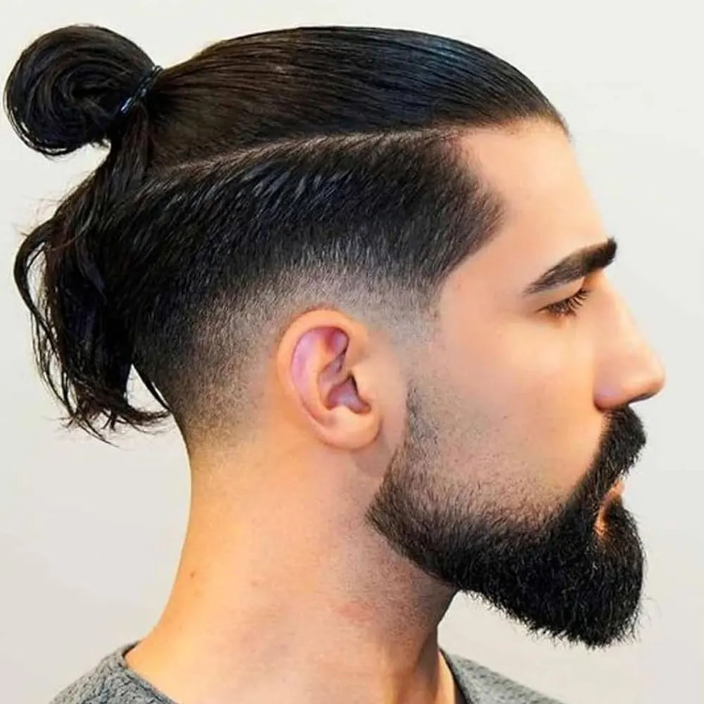 スイスレースのフロントトーピー男性用人間の髪の毛の交換システム長いヘアピースpu6x8in-9in