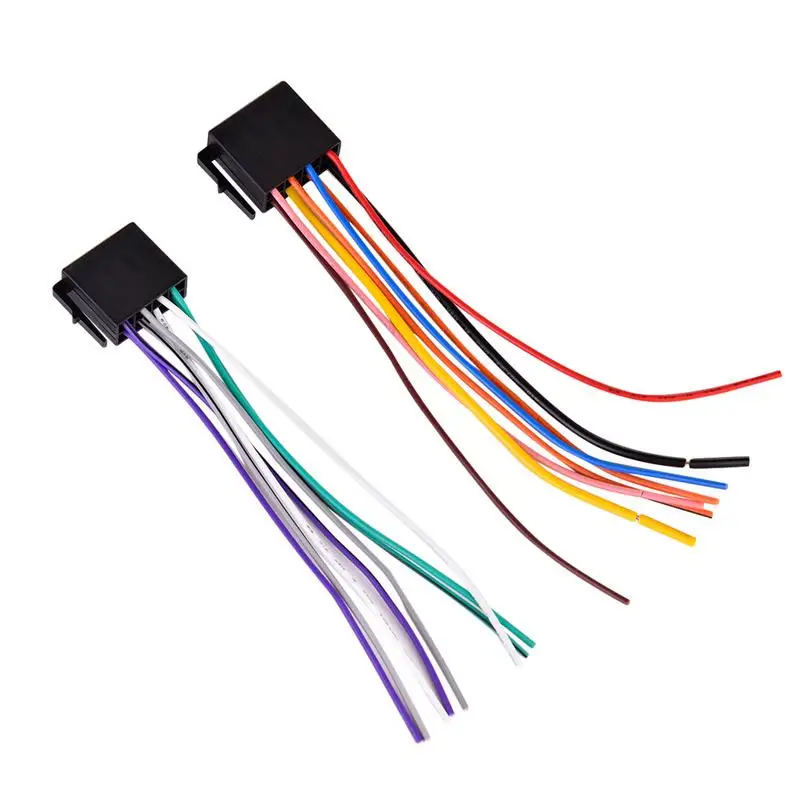 Auto Double Din Car Radio MP5 Accessories Power Cable Cord Car Radio Audio Power Wiring Harness MP5 Player Power Cable