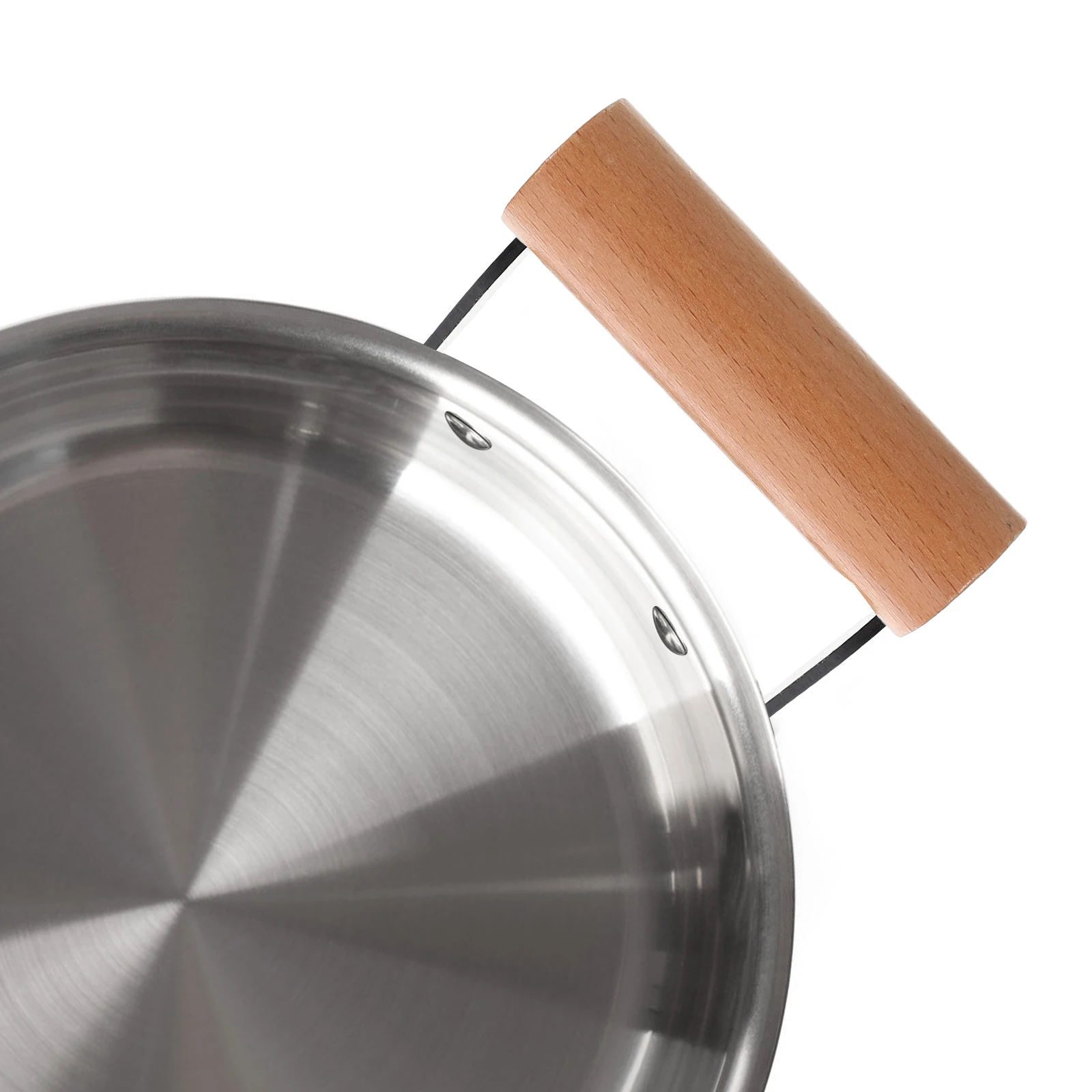 

1Set Heat Resistant Beech Wood Pot Handle Double Hole Anti Scald Grip Replacement for Pots Easy Install Kitchen Upgrade