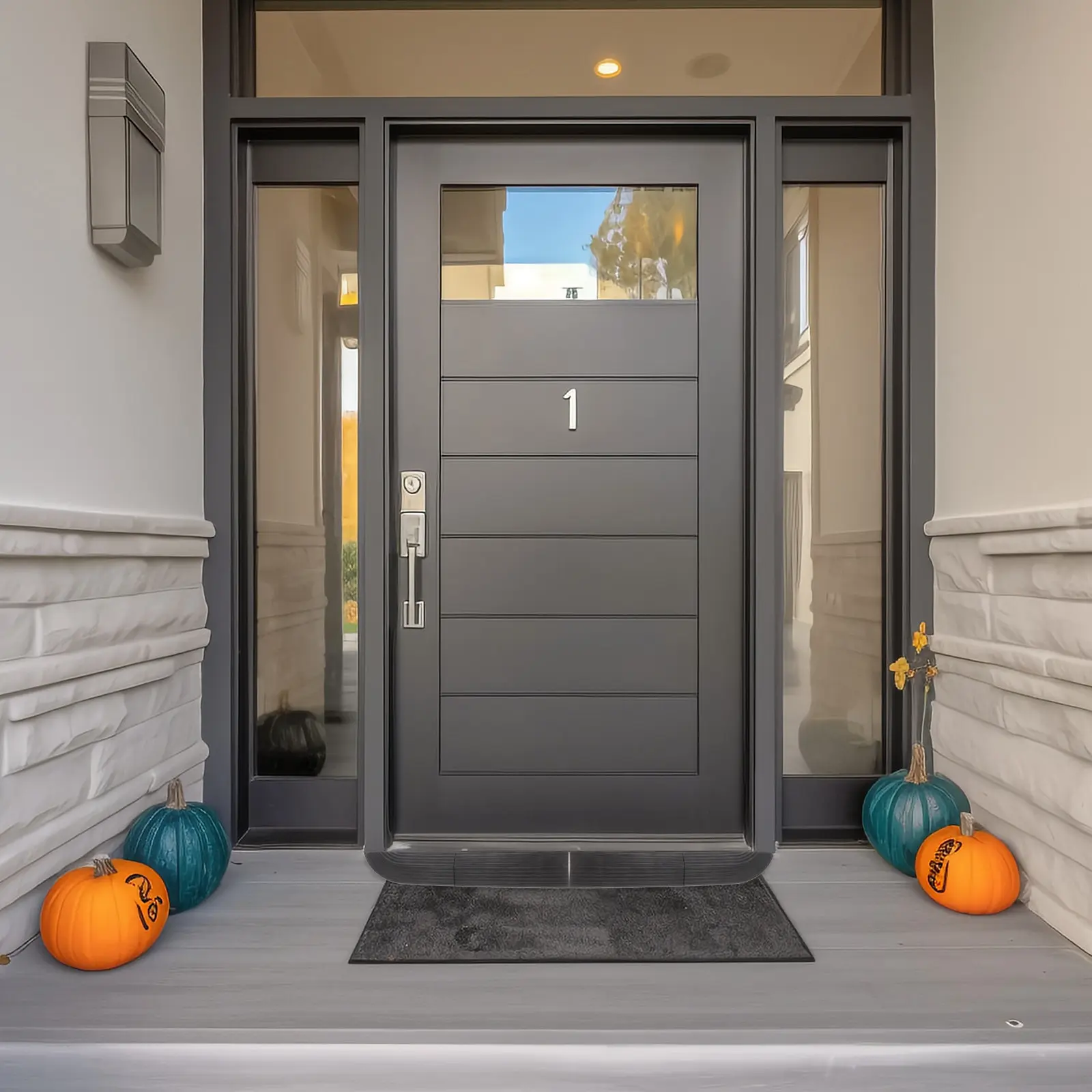 

4Pcs Rubber Threshold Ramp Heavy Duty Non-Slip Surface for Doorway Step Transition Ramp Mats Home Entry Slope Ramps for Sweeping