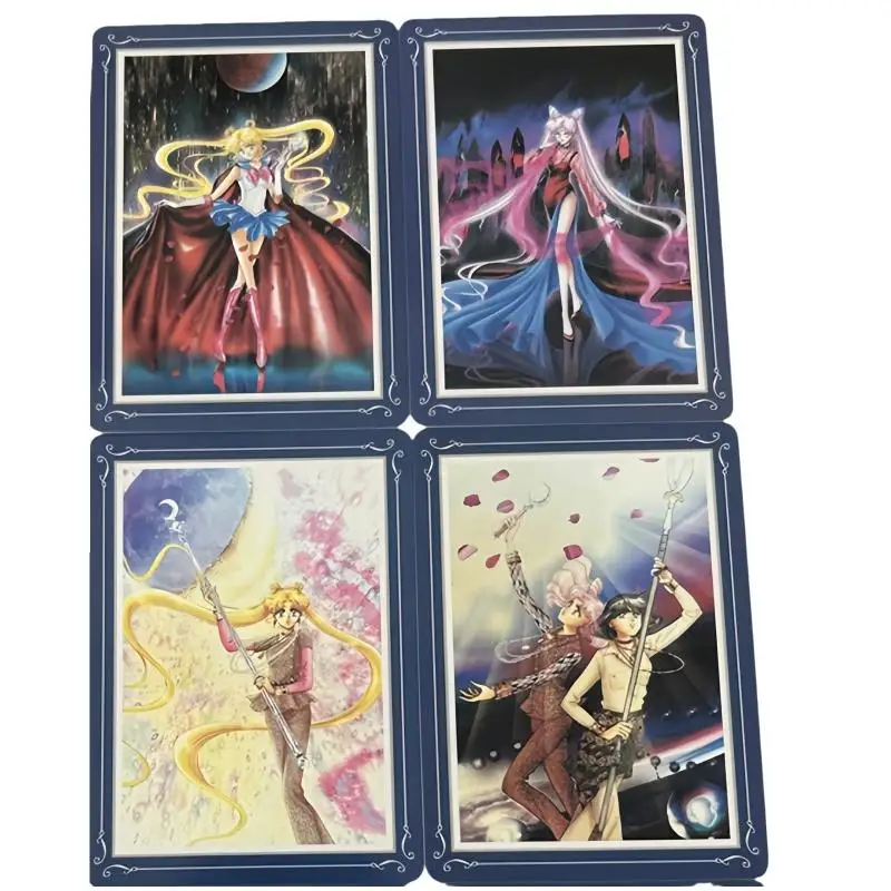 Sailor Moon Card Usagi Tsukino Diy Originally Painted A Set of 9 Sheets Action Toy Figures Anime Game Collection Puka Gifts