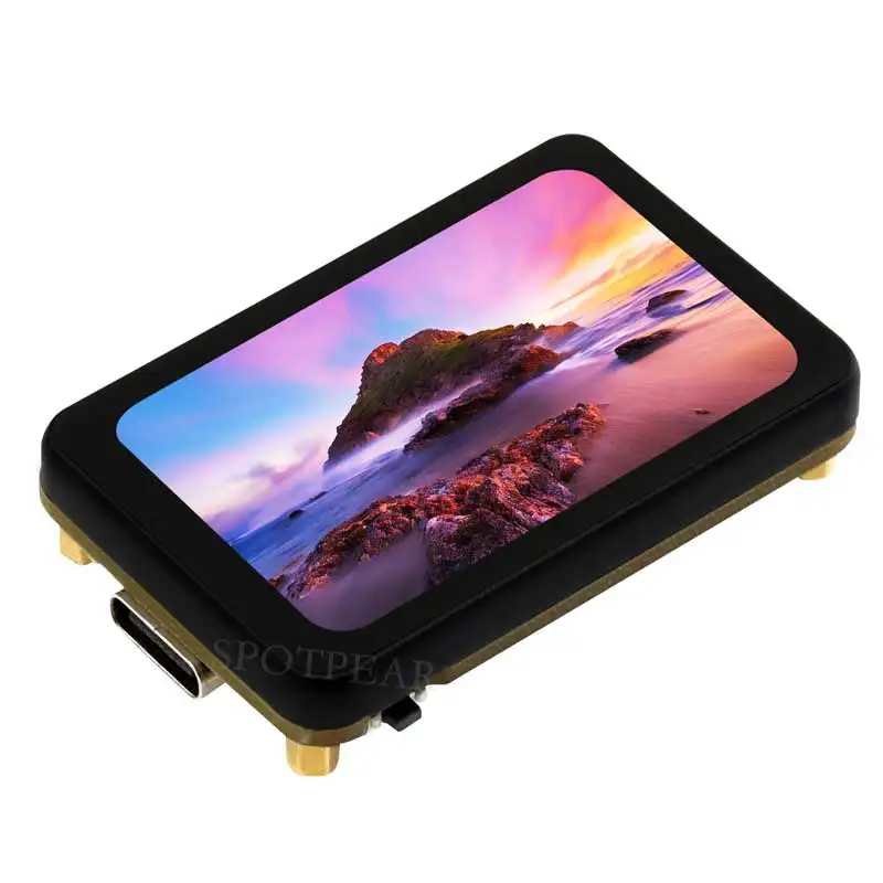 Picture 6: ESP32 S3 Development Board 1.64inch AMOLED Display 1.64 inch TouchScreen For Arduino LVGL With SD-Port/ QMI8658C 6-Axis Sensor