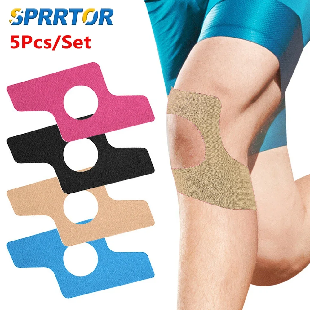 5PCS Kinesiology Tape for Knees,Breathable Knee Tape,Athletic Tape Provide Support & Stability for Running