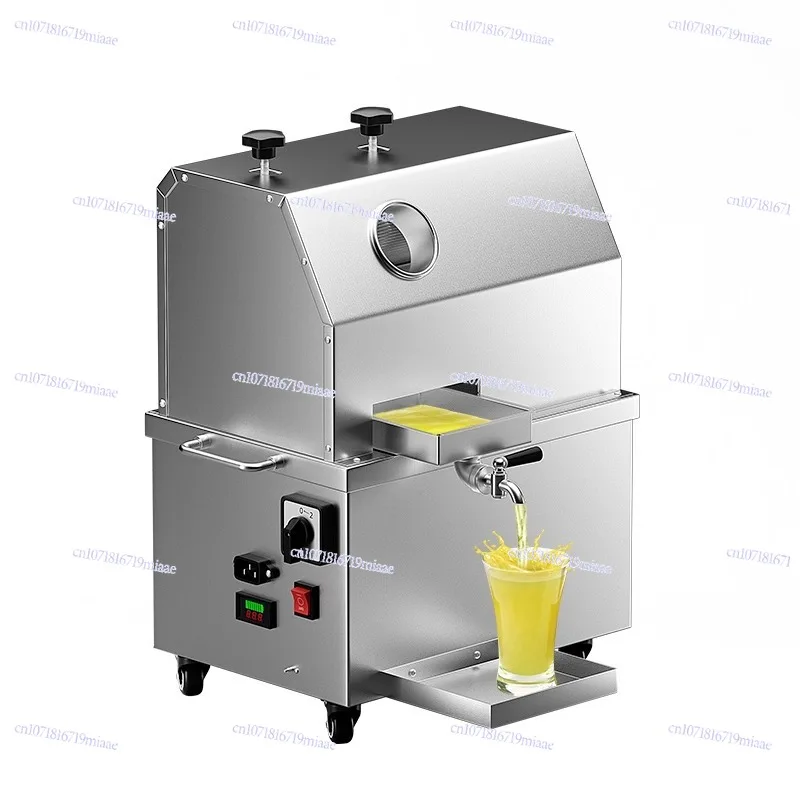 Commercial Vertical Sugarcane Juicer Press Battery Automatic Copper Wire Motor Press Sugarcane Machine