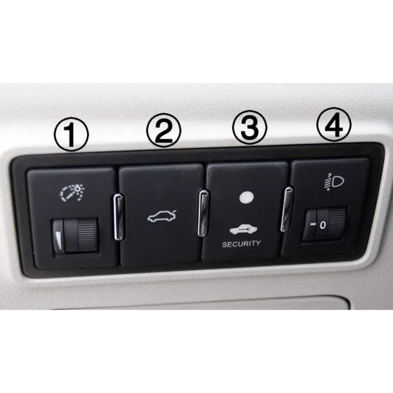 Instrument Panel Combination Switch for 2009-2013 Geely Emgrand EC7 Trunk Opening Light Adjustment Anti Theft Switch Button