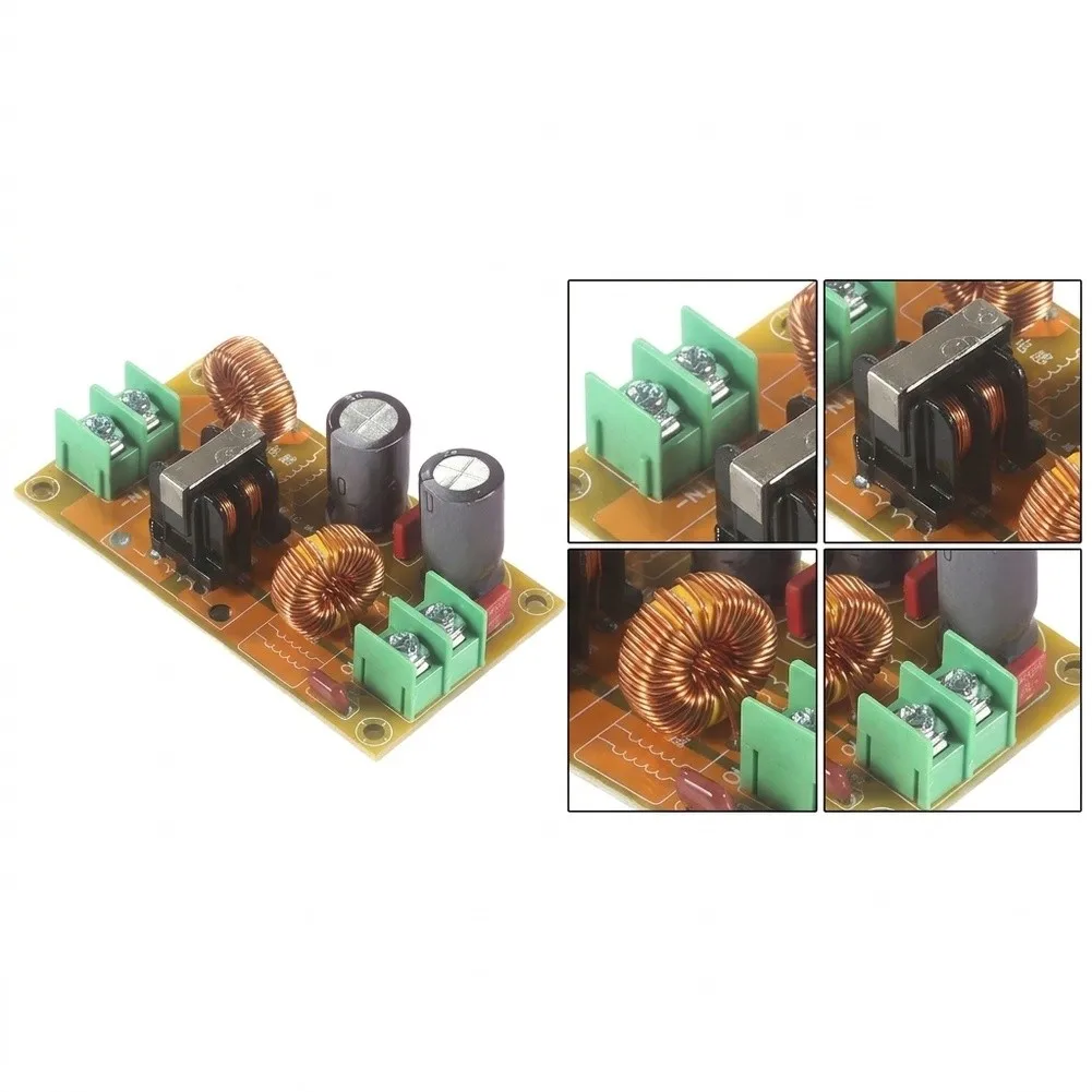 DC 50V For EMI Filtering Module with LC Configuration Supporting 10A and 20A Loads for Automotive and Audio Equipment